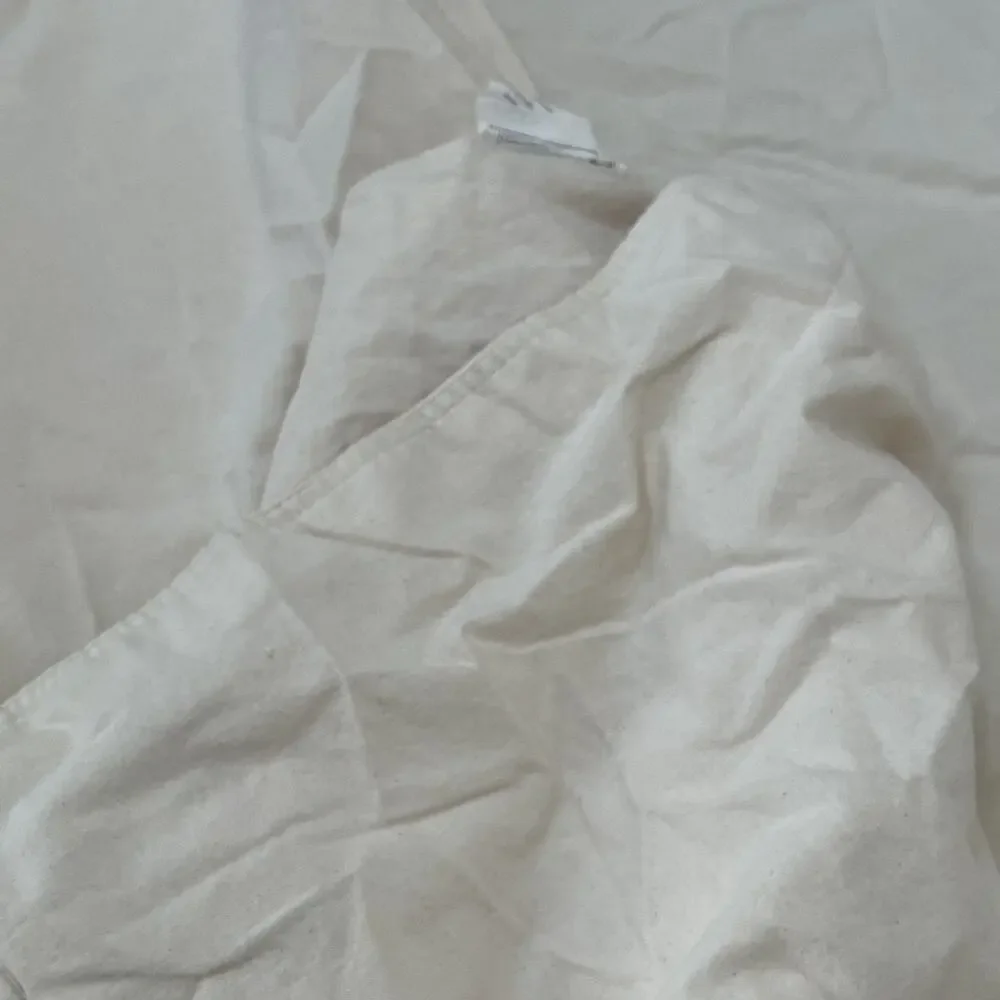 IKEA Ängslilja Duvet Cover Full Queen 218cm x 218cm Cream 100% Cotton